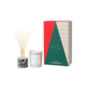 Balsam & Fir Christmas Mini Candle and Diffuser Set