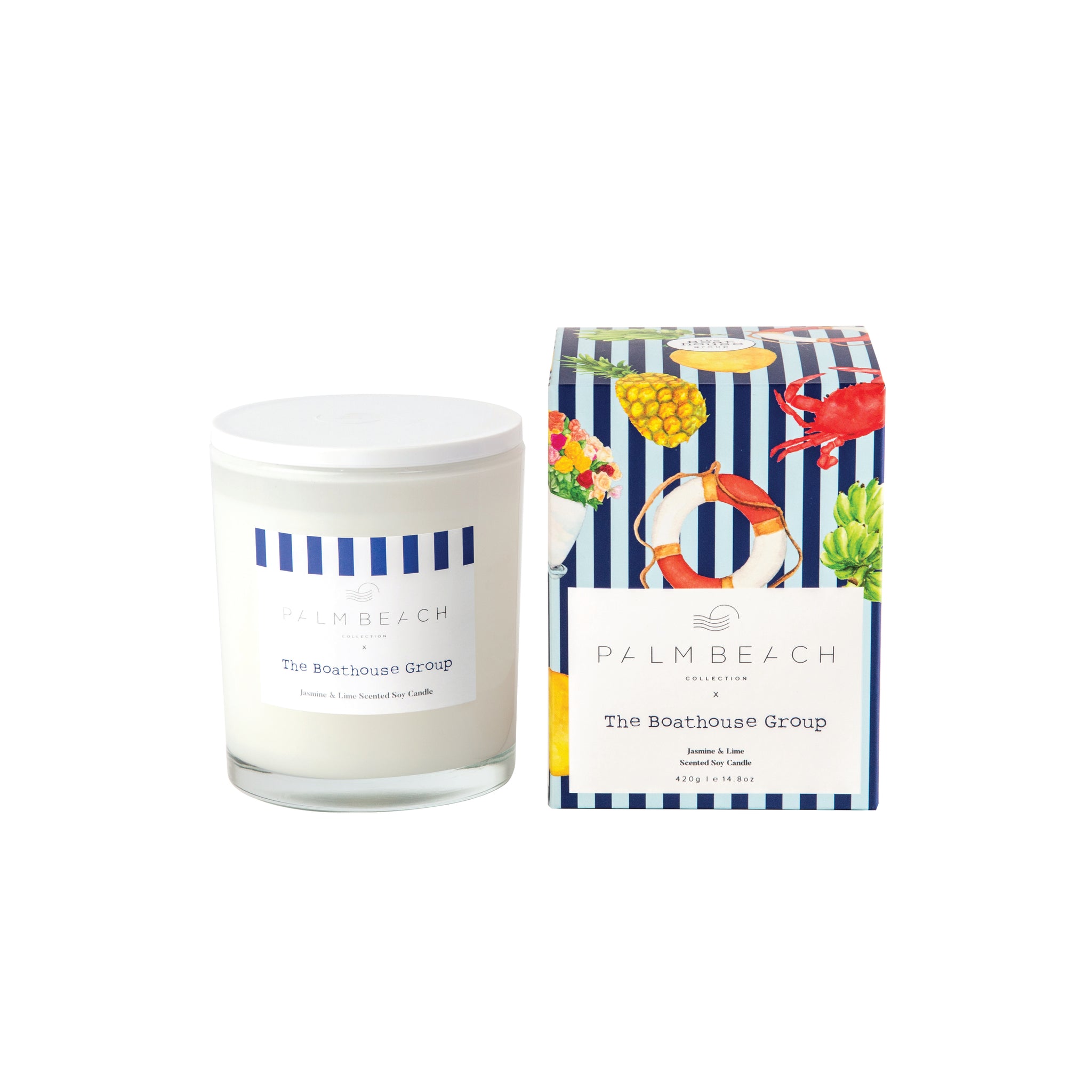 Boathouse Jasmine & Lime Standard Candle