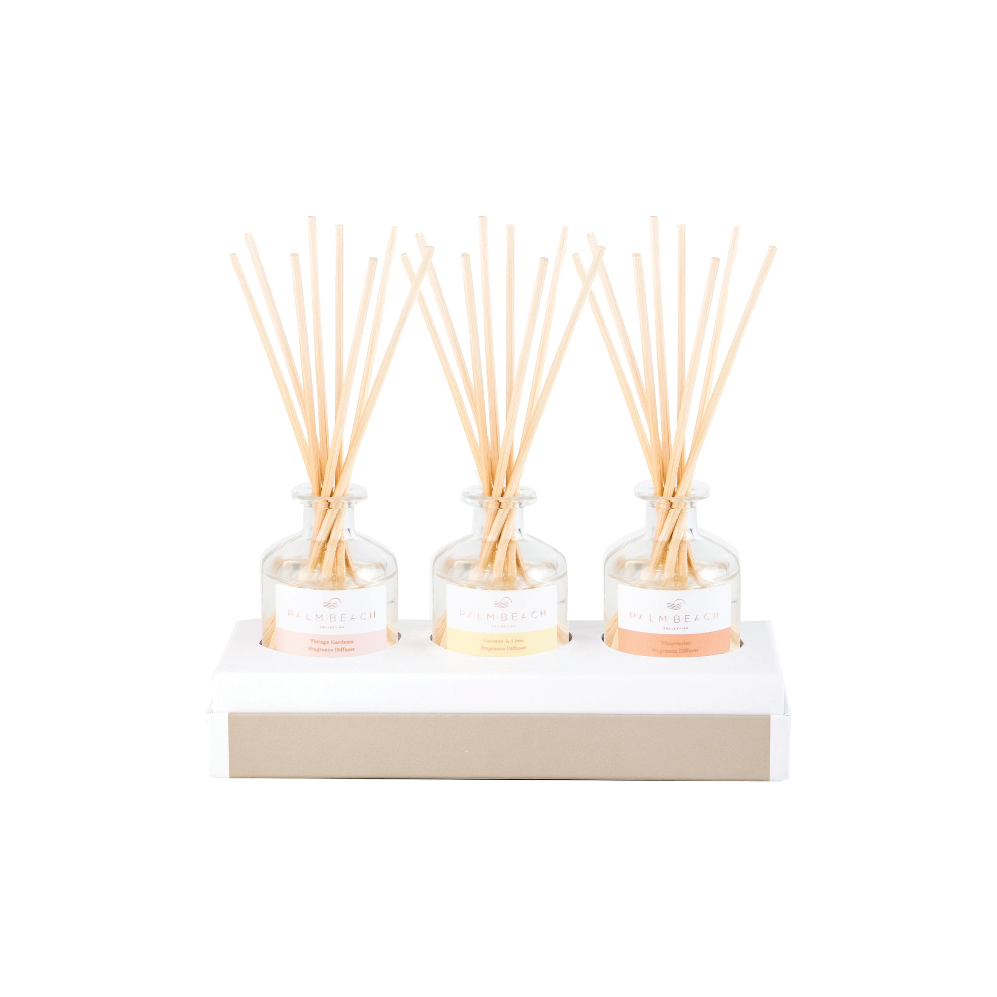 Coconut & Lime, Vintage Gardenia, Watermelon 3 Mini Diffuser Pack