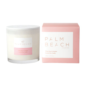 White Rose & Jasmine Deluxe Candle