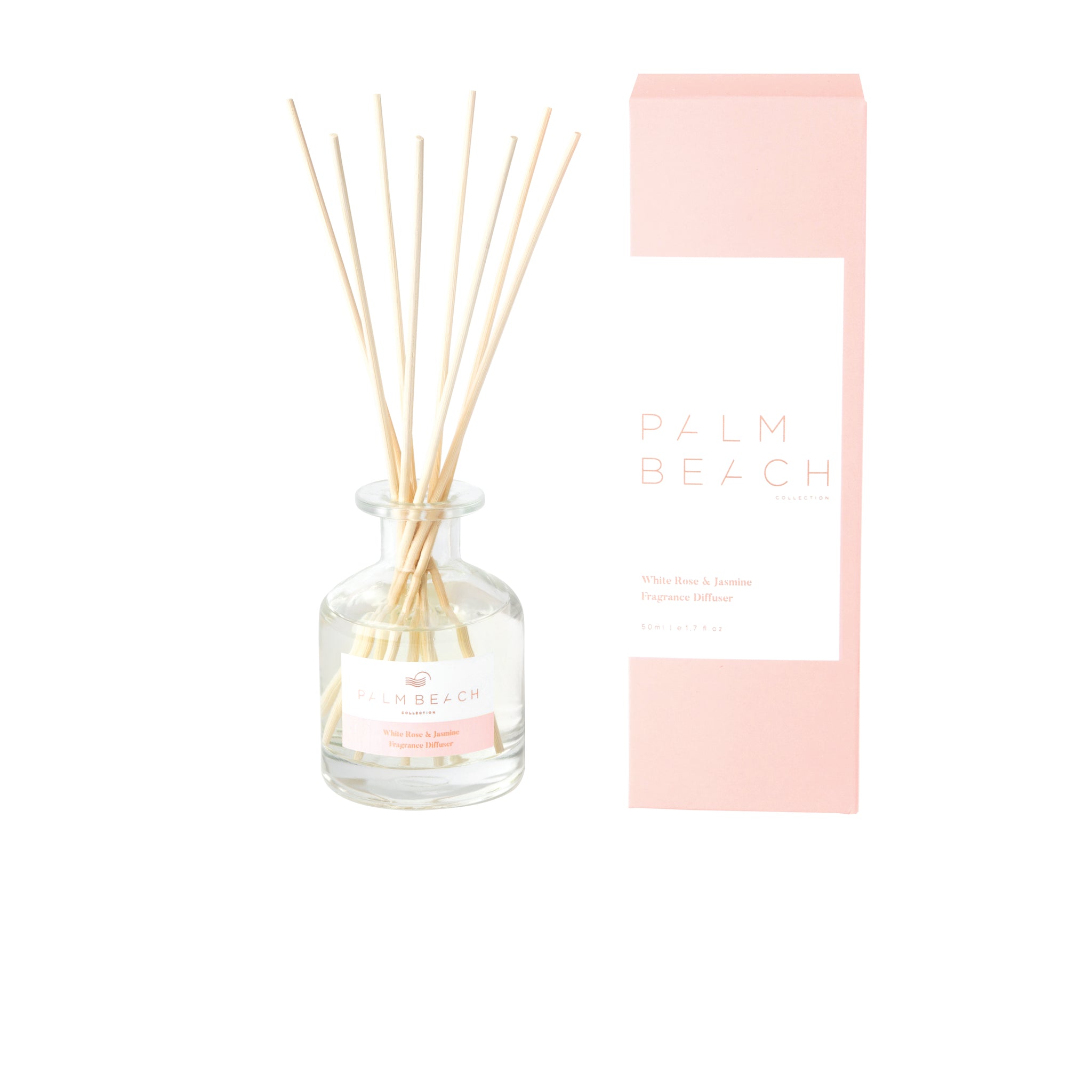 White Rose & jasmine Mini Reed Diffuser