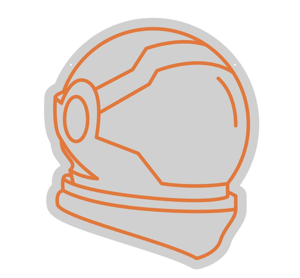 Astronaut Helmet Neon